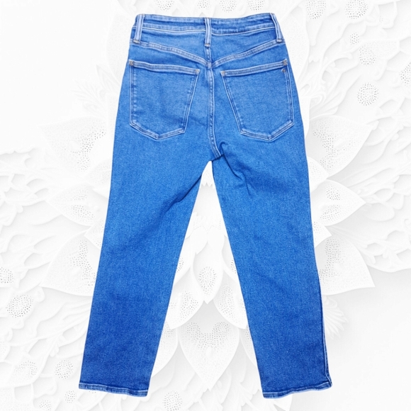 Madewell Curvy Stovepipe Blue Denim Jeans Size 28 Petite - Picture 4 of 4